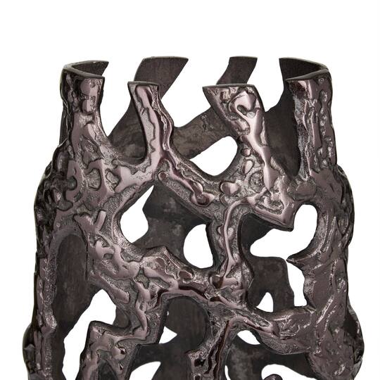 20" Contemporary Aluminum Vase